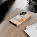 Milk Cookie Phone Case Cute Food Kawaii Tough Cover Gift Art