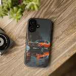 1966 GTO Orange Rainy City Tough Phone Case Cover Gift Art