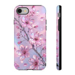 Pink Chrome Cherry Blossom Phone Case | Tough Cover