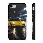 Yellow C5 Z06 Track Day Speed Art Tough Phone Case
