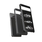 Silver Hakosuka Skyline Classic Sports Car Tough Phone Case for JDM Fans