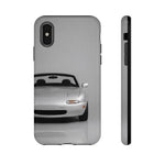 Silver Miata Phone Case, NA Roadster 90s JDM Cover, Gift for Guys
