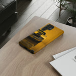 Classic Camaro SS Phone Case, Yellow 69 Muscle Car Cover, Gift for Guys