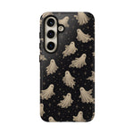 Vintage Ghost Pattern phone case | Halloween spooky stars design