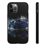 Camaro ZL1 Phone Case, Blue Track Smoke Studio Cover