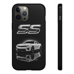 White SS Camaro reflection phone case | Car muscle car phone case