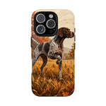 German Shorthaired Pointer Pointing Art Tough Phone Case
