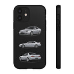Silver Prelude Sports Coupe Tough Phone Case for JDM Fans