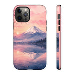 Mount Fuji Dawn Reflection Art Tough Phone Case