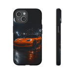 Orange C6 Neon Car Meet Tough Phone Case