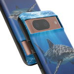 Tiger Shark Phone Case, Dappled Blue Water Tough Cover