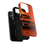 Orange Cuda Phone Case, 71 Classic Muscle Car Tough Cover