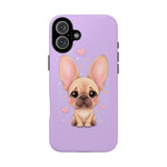 French Bulldog Bat Ears Kawaii Pet Dog Art Tough Phone Case
