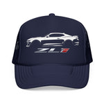 Camaro ZL1 Emblem Hat American Muscle Car Silhouette Performance Cap