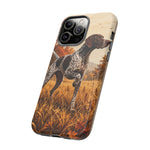 German Shorthaired Pointer Pointing Art Tough Phone Case