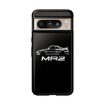 MR2 White Side Silhouette JDM Tough Phone Case Cover Gift