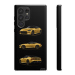 Gold Fairlady Z Classic Sports Car Tough Phone Case - 3 View
