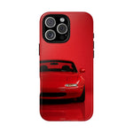 Red Miata Phone Case, NA MX5 90s JDM Roadster Tough Cover