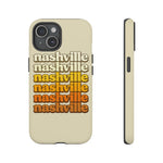Nashville Retro Stack phone case | Tough Cover