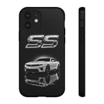 White SS Camaro reflection phone case | Car muscle car phone case