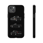 Black Silverado Classic Pickup Tough Phone Case for Chevy Truck Fans