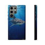 Tiger Shark Phone Case, Dappled Blue Water Tough Cover