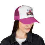 1979 Ford Bronco Trucker Cap Hat | Classic 4x4 USA Flag Off Road Mesh Snapback