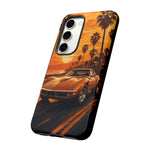 Orange Corvette C3 Stingray Sunset Palms Phone Case