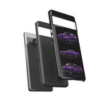 Purple R33 Skyline GTR JDM Sports Car Phone Case Tough Multi View