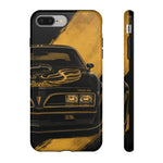 Trans Am Black Gold Shaker Tough Phone Case Muscle Car Art Cover