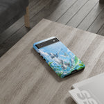 Copy of Silver Butterflies Tough Case | Blue Sky Water Droplets Phone Cover