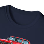 Red 1965 GTO Car Illustration T-Shirt | Classic Muscle Car Trio Tee