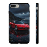 Red Sports Car NSX Phone Case | Rainy Night JDM Supercar Protection