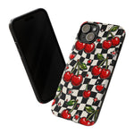 Cherry Checkerboard Classic Art Tough Phone Case