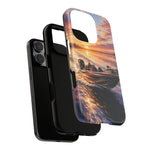 Sunset Bass Fishing Boat phone case | Tough Cover