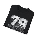 1979 Blazer K5 Distressed 79 Classic Off-Road Truck Classic Car T-Shirt Vintage Fan Gift