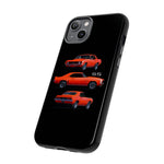 1969 Camaro SS Orange Triple View Muscle Car Tough Phone Case