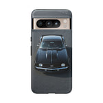 1969 Camaro SS Black Overhead Tough Phone Case Cover Gift Art