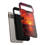 Basketball Court Sunset Phone Case | Tough Phone Case