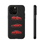 Red 370Z Sports Coupe Tough Phone Case for JDM Enthusiasts