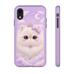 Persian Cat Kawaii Chibi Round Art Tough Phone Case