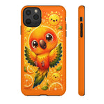 Sun Conure Kawaii Citrus Art Tough Phone Case