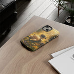 Pug in Sunbeams phone case | Dog Lover Tough Cover