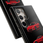 Red MR2 JDM Sports Car Phone Case Tough Multi View