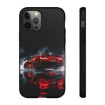 Z06 C8 Phone Case, Red Smoke Studio Reflection Cover