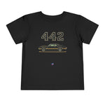 Toddler 1971 Olds 442 Retro Muscle Car Graphic Tee Kids Vintage Hot Rod