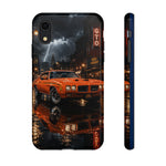 70 GTO Judge Phone Case, Rainy City Night Muscle Car Cover
