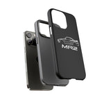 MR2 White Side Silhouette JDM Tough Phone Case Cover Gift