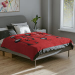 1990 Miata MX-5 Red Microfiber Throw Blanket JDM Roadster Gift