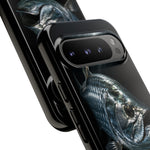 Tarpon Fishing Phone Case, Saltwater Portrait Black Cover, Gift